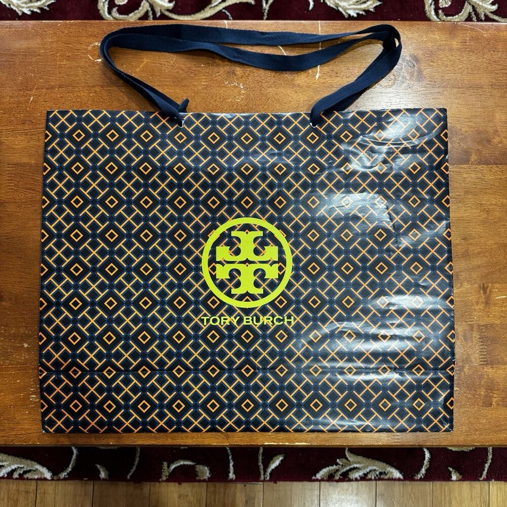 Tory Burch Large Gift Shopping Tote Bag Authentic 16 x 12" x 6"